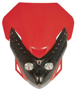 Bike It Universal Spectre Fairing Headlight - Red