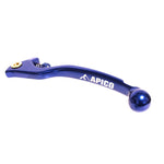 Apico Elite Forged Trials Clutch Lever Inc Adjuster - To Fit Braktec - Blue