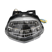 Bike It LED Rear Tail Light With Clear Lens & Integral Indicators - Kawasaki Ninja 250R 2009-13