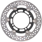 MTX Performance Front Floating Round Brake Disc - Kawasaki KLX250 D Tracker 1998-2003