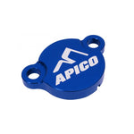 Apico Rear Brake Cover - Husqvarna TC 50/65 2017-24, TC85 2014-24 - Blue