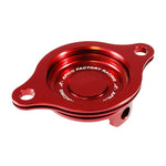 Apico Oil Filter Cover - Honda CRF450R 2002-08, CRF450X 2005-18 - Red