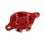 Apico Oil Filter Cover - Honda CRF450R 2009-16 - Red