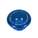 Apico Aluminium Oil Fill Plug - Yamaha YZ65 2018-24, YZF250 2001-24, WRF250 2003-24 - Blue/ Short