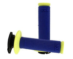 Pro Grip 708 Lock On Grips With 6 Cams - Fluro Yellow/Blue