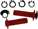 Pro Grip 709 Lock On Grips With 6 Cams - Red