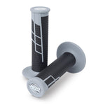 Pro Taper Lock On Half Waffle Grips - Grey/ Black