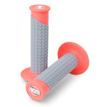 Pro Taper Lock On Pillow Top Grips - Neon Red/ Grey