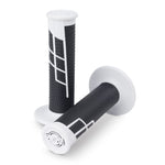 Pro Taper Lock On Half Waffle Grips - White/ Black