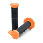 Pro Taper 1/3 Waffle Micro Grips - Black/ Orange