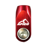 Apico Rear Brake Clevis - Honda CR 125/250 2002-07, CRF150R 2007-24, CRF250R 2004-24 - Red