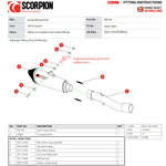 Scorpion Serket Taper Carbon Fibre Exhaust - Ducati Monster 821 2018 - 2020