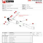 Scorpion Serket Taper Stainless Steel Exhaust - Ducati Monster 821 2018 - 2020