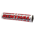 Renthal 240mm/10" SX Bar Pad - White/Red