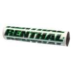 Renthal 240mm/10" SX Bar Pad - White/Green