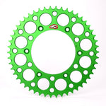 Renthal Ultralight Rear Sprocket - Kawasaki KX 125/250 1980-2008, KXF 250/450 2004-24 - 48T Green