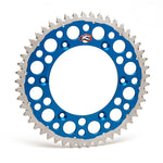 Renthal Twin Ring Rear Sprocket - Yamaha YZ/YZF/WRF 125-450 1999-2024 - 50T Blue