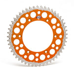 Renthal Twin Ring Rear Sprocket - KTM SX/EXC 125-620 1990-2024, TE/TC/FE/FC 2000-24, MC/EC/EX 2021-24 - 50T Orange