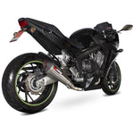 Scorpion Serket Taper Carbon Oval Exhaust - Honda CBR 650 F Full System 2014