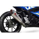 Scorpion Serket Taper Full System Satin Titanium Exhaust - Suzuki GSX-R 125/150 2017 - 2018