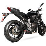 Scorpion Serket Taper Stainless Oval Exhaust - Yamaha MT-07 Full System 2014