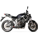 Scorpion Serket Taper Carbon Oval Exhaust - Yamaha MT-07 Full System 2014 - 2018