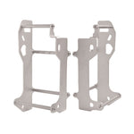 CrossPro Aluminium Radiator Braces - Gas Gas FSE 450 2007-09 - Silver