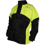 Richa Rain Warrior Motorcycle Jacket and Trousers Fluorescent Black Kit