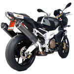 Scorpion Factory Carbon Round Exhaust Carbon Outlet Aprilia RSV1000 Factory/Millie R/Touno 03-08