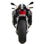 Scorpion Factory Carbon Round Exhaust Carbon Outlet Aprilia RSV1000 Factory/Millie R/Touno 03-08