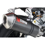 Scorpion Factory Carbon Oval Exhaust Aprilia RSV4 2009 - 2014