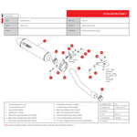 Scorpion Factory Satin Titanium Oval Exhaust Aprilia RSV4 09>Current