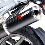 Scorpion Factory Satin Titanium Oval Exhaust - BMW R1200GS 2010 - 2012