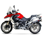 Scorpion Factory Satin Titanium Oval Exhaust - BMW R1200GS 2010 - 2012