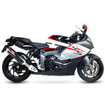 Scorpion Factory Satin Titanium Oval Exhaust Carbon Outlet BMW K1300 R/S 09>Current