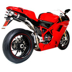 Scorpion Factory Carbon Oval Exhaust Carbon Outlet Ducati 1098 08>Current