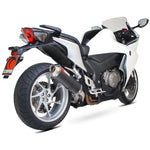 Scorpion Factory Stainless Oval Exhaust Carbon Outlet Honda VFR 1200 No Panniers 10>Current