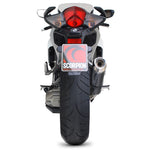 Scorpion Factory Carbon Oval Exhaust - Honda VFR 1200 No Panniers 2010 - 2017