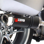 Scorpion Factory Carbon Oval Exhaust - Honda VFR 1200 with panniers 2010 - 2017