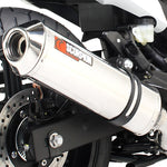 Scorpion Factory Stainless Oval Exhaust - Honda CBF 1000 2010 - 2016