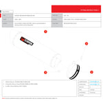 Scorpion Factory Stainless Round Exhaust Carbon Outlet Honda CBR 900 RR F/Blade 929 00-01