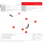 Scorpion Factory Carbon Round Exhaust Carbon Outlet Honda CBR125 04-10