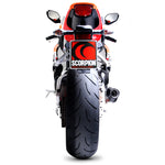 Scorpion Power Cone Stainless Oval Exhaust Carbon Outlet Honda CBR 1000 RR 08-11