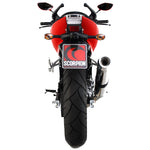 Scorpion Factory Satin Titanium Oval Exhaust Hyosung GT125/250 Full System 06>Current