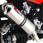 Scorpion Factory Stainless Round Exhaust Hyosung GT125/250 06-09