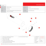 Scorpion Factory Carbon Round Exhaust - Kawasaki ZX6 R G 1998 - 2000