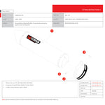 Scorpion Factory Carbon Round Exhaust Carbon Outlet Kawasaki ZR7 99-03