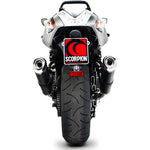 Scorpion Factory Carbon Round Exhaust - Kawasaki ZZR1400 2008 - 2011