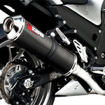 Scorpion Factory Carbon Round Exhaust - Kawasaki ZZR1400 2008 - 2011