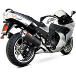 Scorpion Factory Carbon Round Exhaust - Kawasaki ZZR1400 2008 - 2011